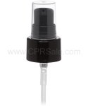 Pump, 24/410, Treatment, Black, Smooth, Output 0.28-0.48ml, Dip tube Length: 8 in