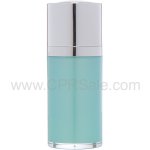 Airless Bottle, Shiny Silver Twist Up Dispenser with Shiny Actuator, Teal Body, 15 mL - Texas