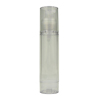 Airless Bottle, Clear Cap, Natural Collar, Clear Body, 50 mL
