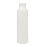 Plastic Bottle, HDPE, Round Imperial, White, 4oz - CASE