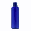 Plastic Bottle, PET, Round, Blue, 2oz