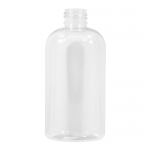 Plastic Bottle, PET, Boston Round, Clear, 8oz, P