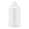 Plastic Bottle, PET, Boston Round, Clear, 8oz