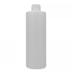 Plastic Bottle, HDPE, Cylinder, Natural, 12oz