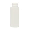 Plastic Bottle, HDPE, Cylinder, White, 2oz - Texas