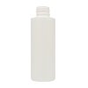 Plastic Bottle, HDPE, Cylinder, White, 4oz