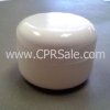 Jar, PP, Round, White with White Dome Cap, 48mm 1/2oz
