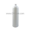 Plastic Bottle, HDPE, Round, White, 16oz