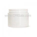 Jar, 2oz. PP, Straight Sided, White, Dbl Wall, 58mm - CASE