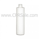 Plastic Bottle, HDPE, Cylinder Round, White, 10oz - Texas