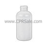 Plastic Bottle, HDPE, Boston Round, Natural, 6oz