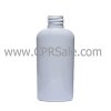 Plastic Bottle, HDPE, Cosmo Oval, White, 2oz, 20/410