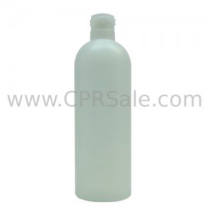 Plastic Bottle, HDPE, Round, Natural, 8oz, 24/410