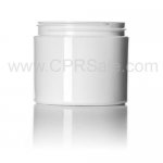 Jar, 4oz., PP, Straight Base, White, Dbl Wall, 70mm - CASE