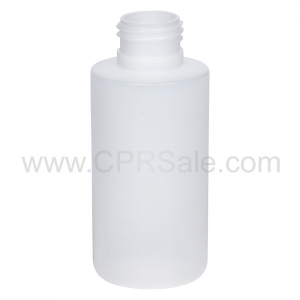 Plastic Bottle, HDPE, Cylinder, Natural, 3oz