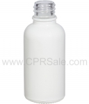 Tincture Bottle, 30ml (1oz.) White, Glossy Glass, 18-400