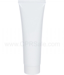 White Glossy Tube, 5 Layer, with White Smooth Twist Top Cap, Open End 1oz.