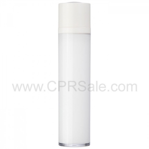 30ml Airless White Twist-Up Bottle, White Twist Cap
